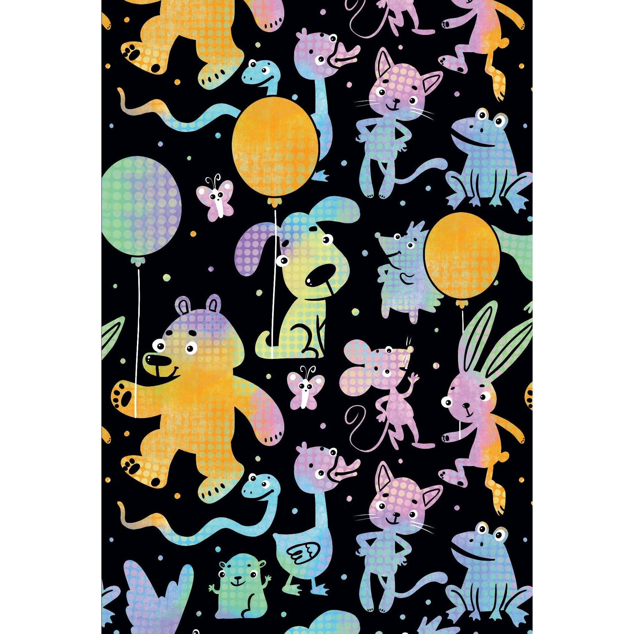 Colorful animals birthday card from Pictura featuring vibrant illustrated animals, perfect for celebrating birthdays.
